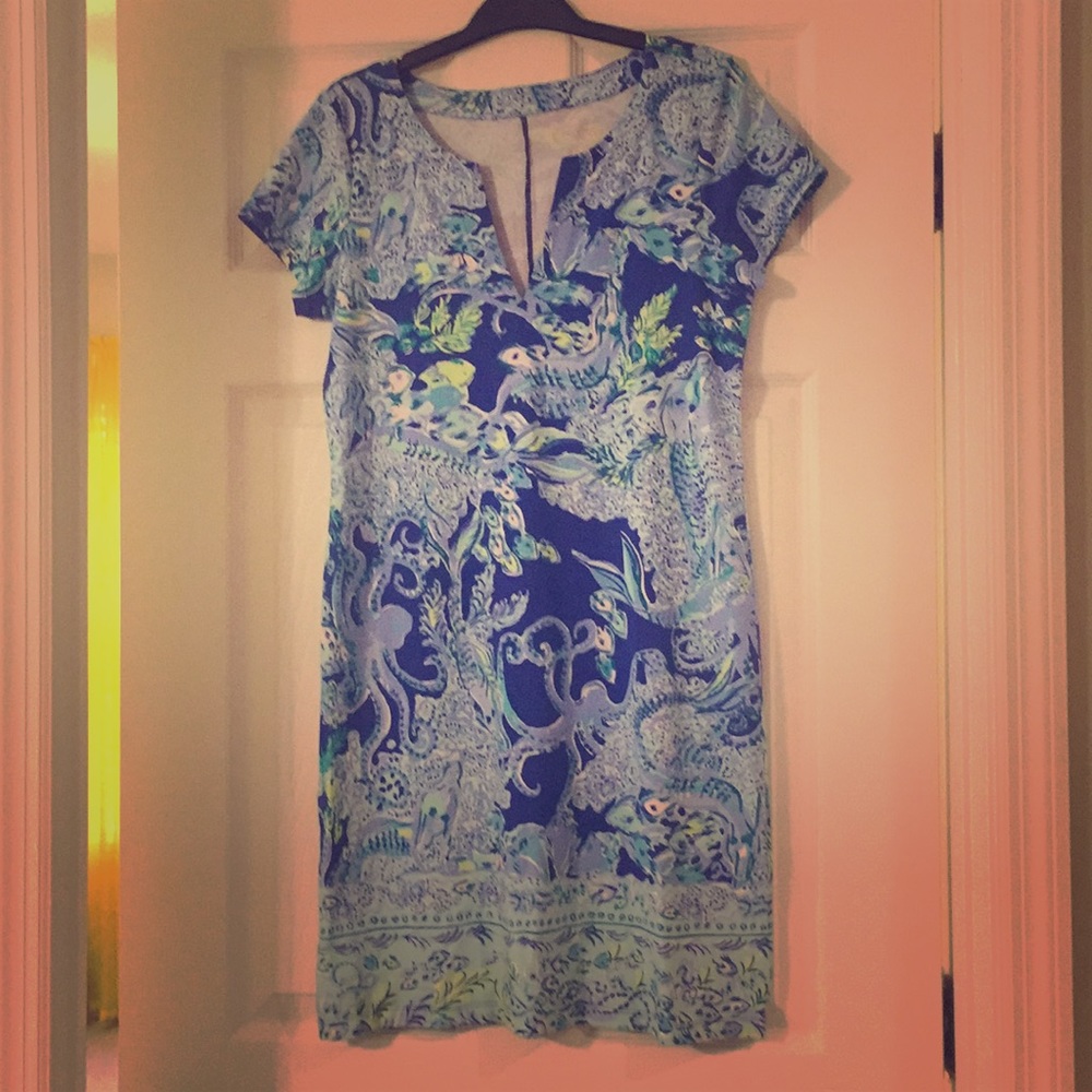 Lilly Pulitzer t-shirt dress. Worn once.